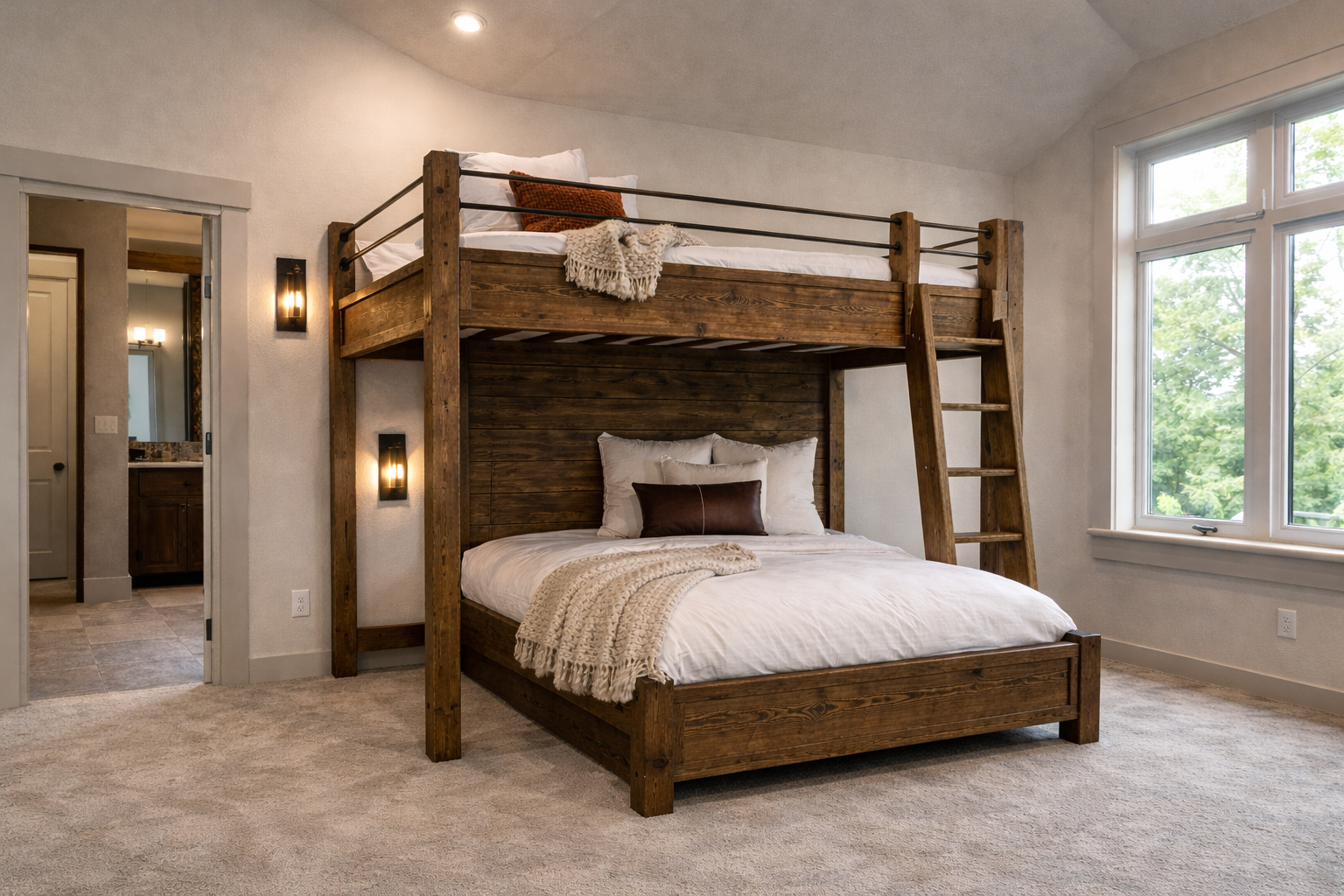 Blue Ridge Mountains Custom Bunk Bed
