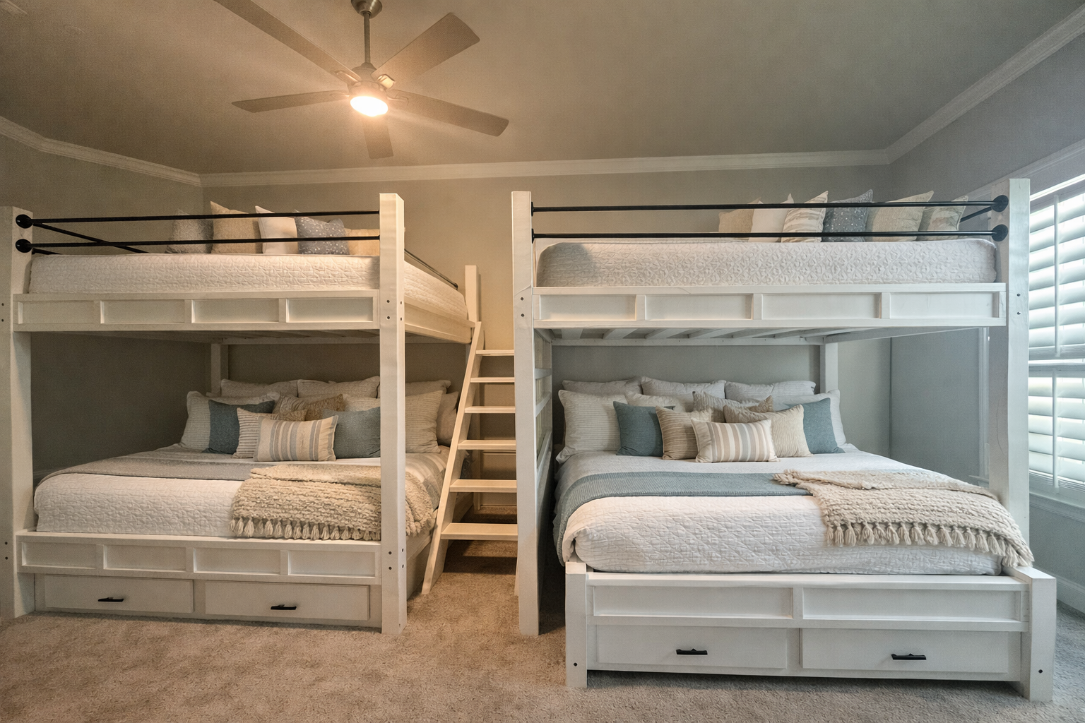 Florida Beach Bunk Bed Single Or Quad Bunk Bed